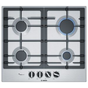 Bosch PCP6A5B90 Series 6 60cm 4 Burner FlameSelect Gas Hob - STAINLESS STEEL