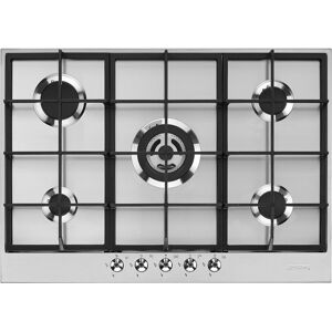 Smeg PX375 Classic 73cm 5 Burner Gas Hob - STAINLESS STEEL