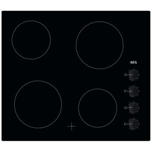 AEG HK614000CB 60cm 4 Zone Ceramic Hob - BLACK