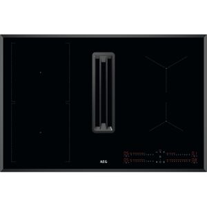 AEG CCE84543FB 78cm Recirculating Air Venting Induction Hob - BLACK