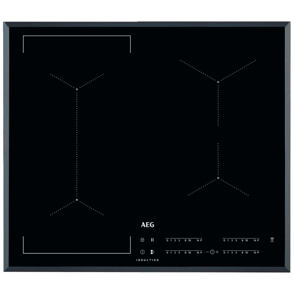 AEG IKE64441FB 60cm 4 Zone Hob2Hood MaxiSense Induction Hob - BLACK