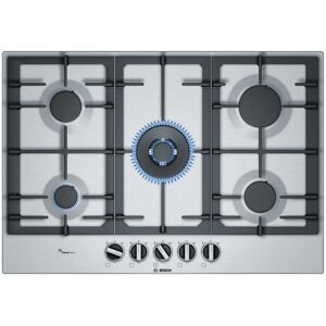 Bosch PCQ7A5B90 Series 6 75cm 5 Burner FlameSelect Gas Hob - STAINLESS STEEL