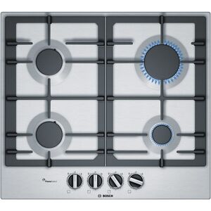 Bosch PCP6A5B90 Series 6 60cm 4 Burner FlameSelect Gas Hob - STAINLESS STEEL