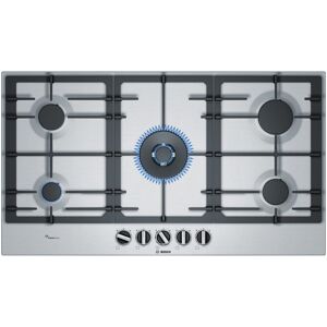 Bosch PCR9A5B90 Series 6 90cm 5 Burner FlameSelect Gas Hob - STAINLESS STEEL