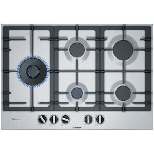 Bosch PCS7A5B90 Series 6 76cm 5 Burner FlameSelect Gas Hob - STAINLESS STEEL