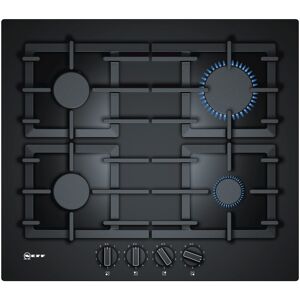 Neff T26CS49S0 60cm 4 Burner FlameSelect Gas On Glass Hob - BLACK