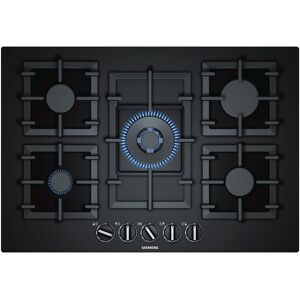 Siemens EP7A6QB90 IQ-500 75cm Frameless Gas On Glass StepFlame Hob - BLACK