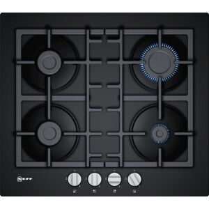 Neff T26CB49S0 60cm 4 Burner Gas On Glass Hob - BLACK