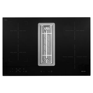 Caple DD780BK 78cm Air Venting Induction Hob Including Recirculation Kit - BLACK