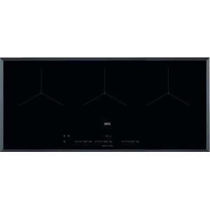 AEG IKK93431FB 91cm MaxiSense Bevelled Edge 3 Zone Induction Hob - BLACK