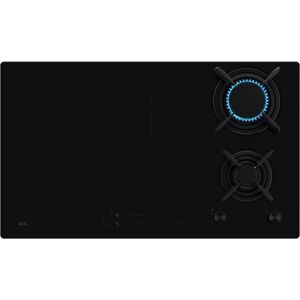 AEG HDB95623NB 88cm Mixed Fuel Induction And Gas Hob - BLACK