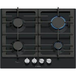 Bosch PCP6A6I90 60cm Series 6 4 Burner Gas Hob - BLACK Bosch PCP6A6I90 60cm Series 6 4 Burner Gas Hob - BLACK