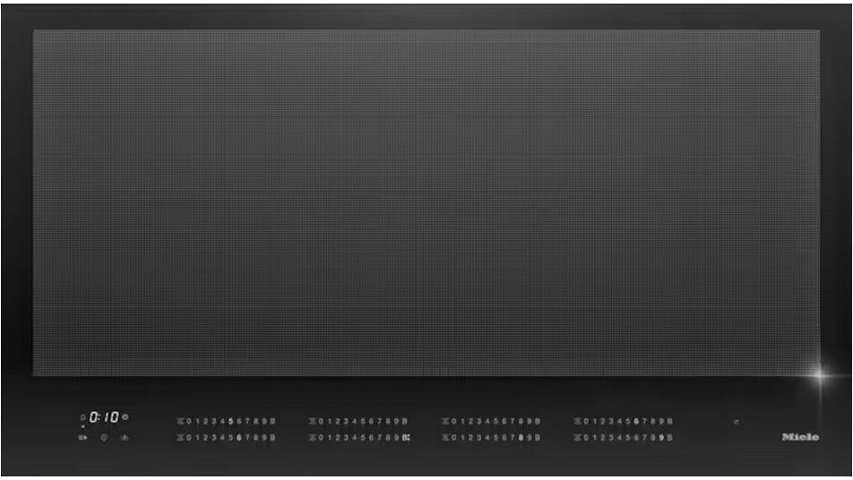 Miele KM7897-2FL 94cm Full Surface Induction Hob - BLACK
