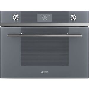 Smeg SF4102MCS Linea Built In Combination Microwave - SILVER