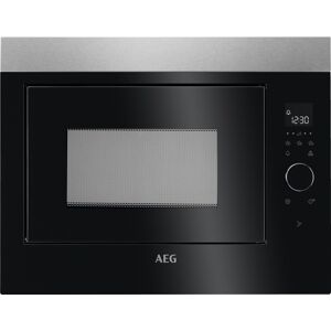 AEG MBE2658SEM 60cm Built In Microwave For Tall Housing - STAINLESS STEEL