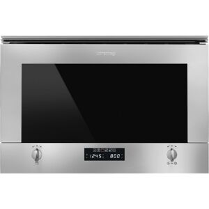 Smeg MP422X1 Built In Cucina Microwave And Grill For Wall Unit - STAINLESS STEEL