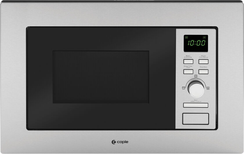 Caple CM120 Classic Built In Microwave & Grill For Wall Unit - STAINLESS STEEL