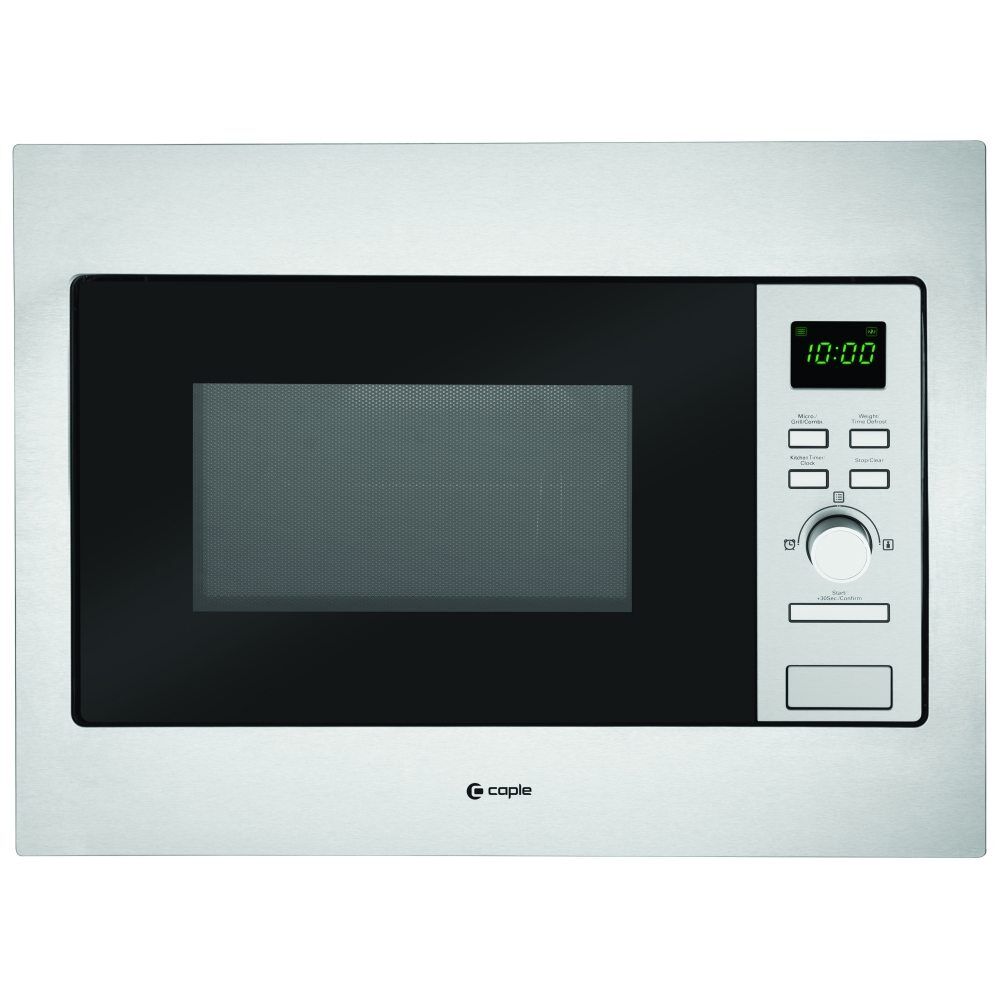 Caple CM123 Classic Built In Microwave & Grill For Tall Housing - STAINLESS STEEL