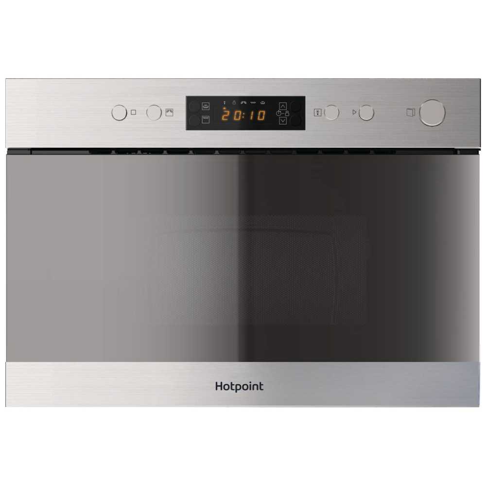 Hotpoint MN314IXH Built In Microwave & Grill For Wall Unit - STAINLESS STEEL