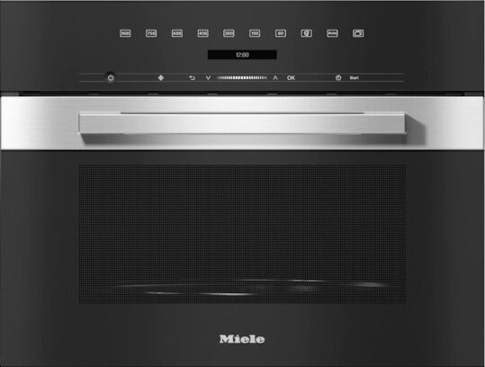 Miele M7240TCCLST PureLine Built In Microwave For Tall Housing - STAINLESS STEEL