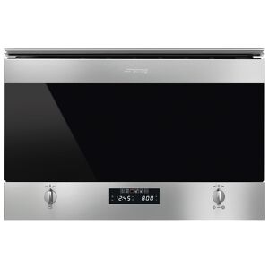 Smeg MP322X1 Classic Built In Microwave & Grill For Wall Unit - STAINLESS STEEL