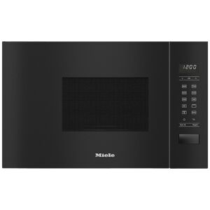 Miele M2234SC ContourLine 60cm Built In Microwave & Grill For Wall Unit - BLACK