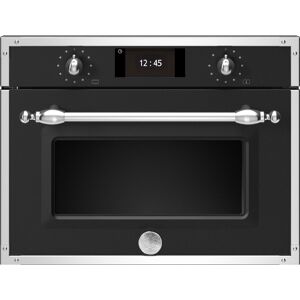 Bertazzoni F457HERMWTNE Heritage Series Built In Combination Microwave - BLACK