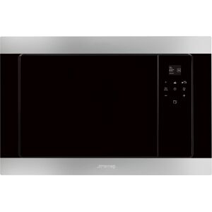 Smeg FMI320X2 Built In Classic Microwave And Grill For Tall Housing - STAINLESS STEEL