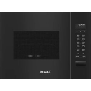 Miele M2224SC ContourLine 50cm Built In Microwave & Grill For Wall Unit - BLACK