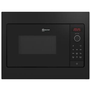 Neff HLAWG25S3B N30 50cm Built In Microwave For Wall Unit - BLACK