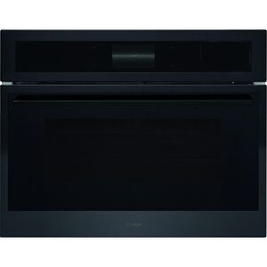 Caple CMS260BS Sense Premium Combi Microwave With Steam For Tall Housing - BLACK STEEL