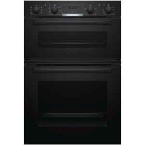 Bosch MBS533BB0B Built In Series 4 Double Oven - BLACK