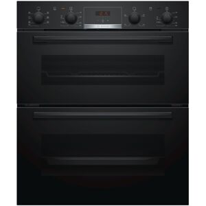 Bosch NBS533BB0B Series 4 Built Under Double Oven - BLACK