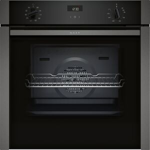 Neff B3ACE4HG0B N50 CircoTherm Single Oven SlideAway Door - GRAPHITE