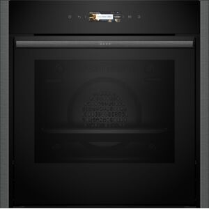 Neff B54CR71G0B N70 Slide & Hide Pyrolytic Multifunction Single Oven - GRAPHITE