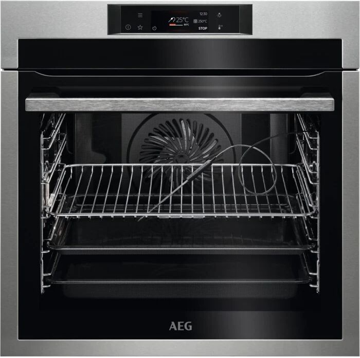 AEG BPE742380M Pyrolytic Multifunction Single Oven - STAINLESS STEEL