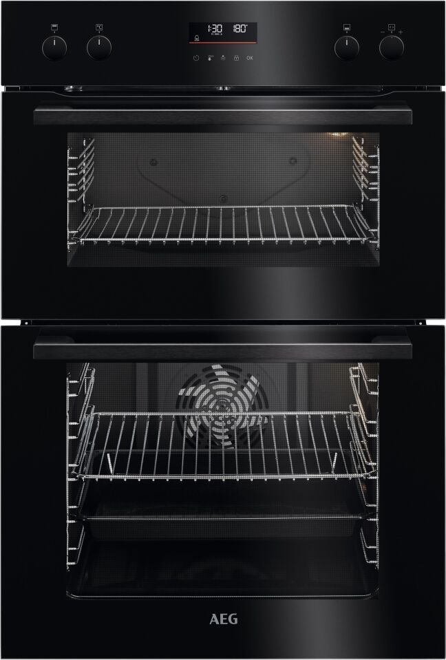 AEG DCE531160B Built In Multifunction Double Oven - BLACK