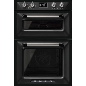Smeg DOSF6920N1 Victoria Built In Double Oven - BLACK