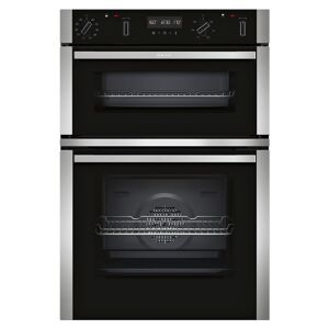 Neff U2ACM7HH0B N50 Pyrolytic CircoTherm Built In Double Oven - STAINLESS STEEL
