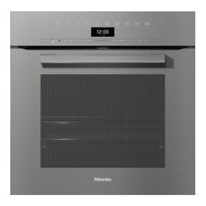 Miele H7464BPGRGR VitroLine Pyrolytic Built In Single Oven - GRAPHITE