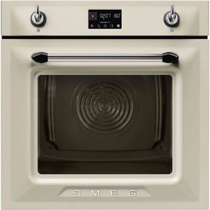 Smeg SOP6902S2PP Victoria Pyrolytic Steam Combi Multifunction Single Oven - CREAM