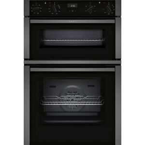 Neff U1ACE2HG0B N50 CircoTherm Built In Double Oven - GRAPHITE