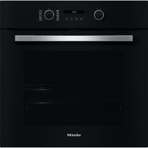 Miele H2766B BlackLine Built In Single Oven - BLACK