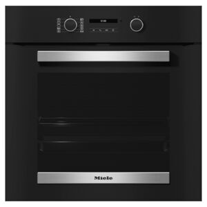 Miele H2465BP Discovery Pyrolytic Built In Single Oven - BLACK