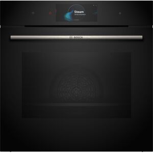 Bosch HSG7584B1 Serie 8 Multifunction Single Oven With FullSteam - BLACK