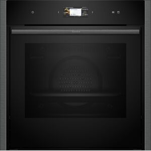 Neff B64FS31G0B N90 Slide & Hide FullSteam Single Oven - GRAPHITE