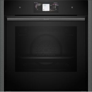 Neff B64FT53G0B N90 Slide & Hide FullSteam Single Oven - GRAPHITE