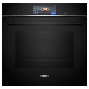 Siemens HB778G3B1B IQ-700 Pyrolytic Multifunction Single Oven - BLACK