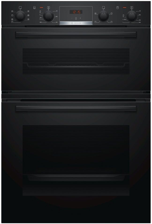 Bosch MBS533BB0B Built In Series 4 Double Oven - BLACK