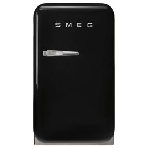 Smeg FAB5RBL5 Retro Mini Bar Fridge Right Hand Hinge - BLACK